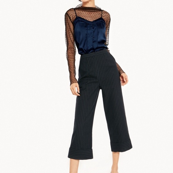 Wide striped pants NWT - Picture 2 of 6